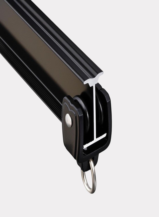 MaKefeile Bendable Ceiling Curtain Track Black Pulley 20pcs - Image 3